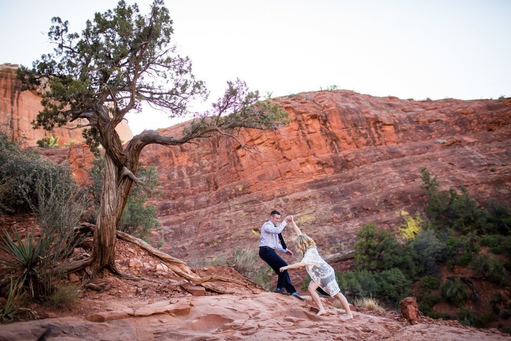 Sedona engagement session, Arizona destination engagement session, Documentary engagement photography