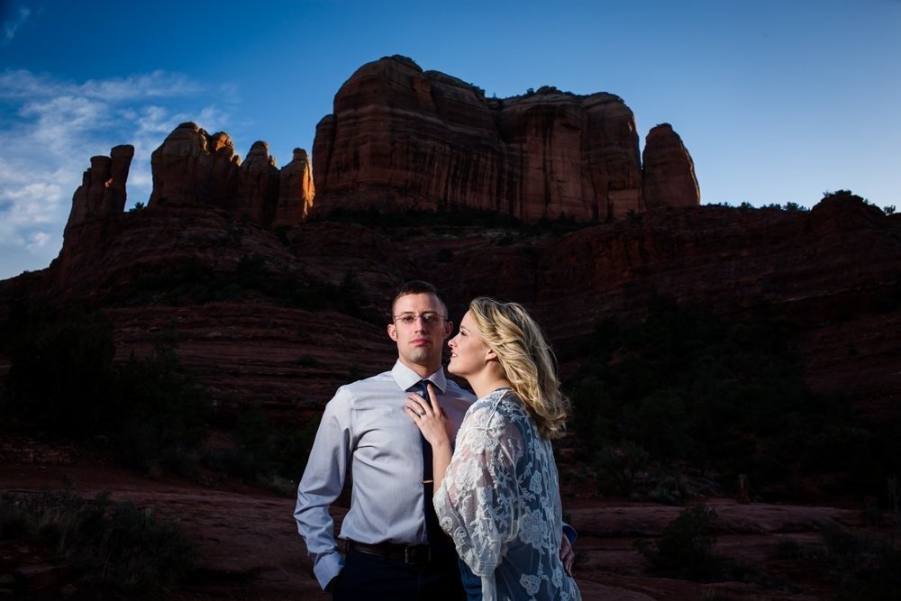 Sedona engagement session, Arizona destination engagement session, Made with MagMod