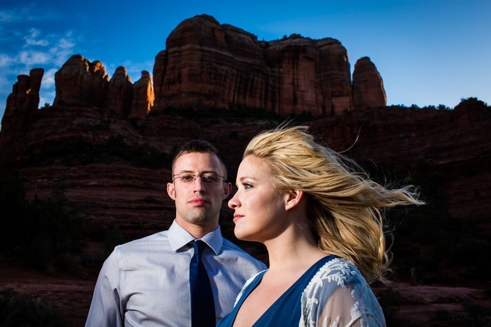 Sedona engagement session, Arizona destination engagement session, Made with MagMod